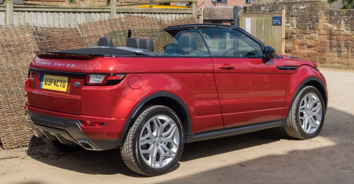 A 2016 Land Rover Range Rover Evoque Convertible HSE