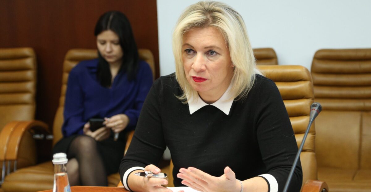 Mariya Vladimirovna Zakharova rod 1975 - rossiyskiy diplomat