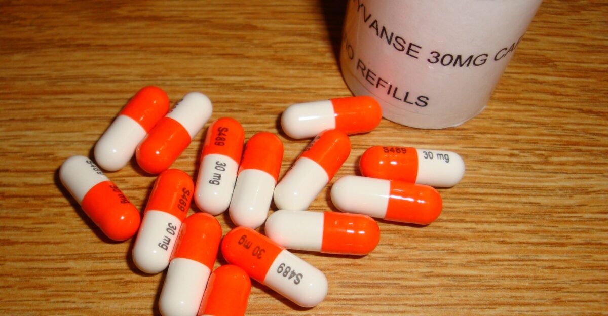 A picture showing 30mg Vyvanse capsules Picture intended as an additional visual aid for the Lisdexamfetamine page