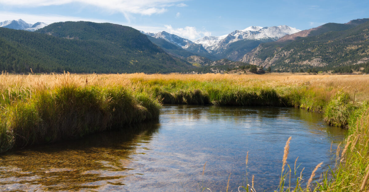 Moraine Park Valley in Rocky Mountain National Park Colorado