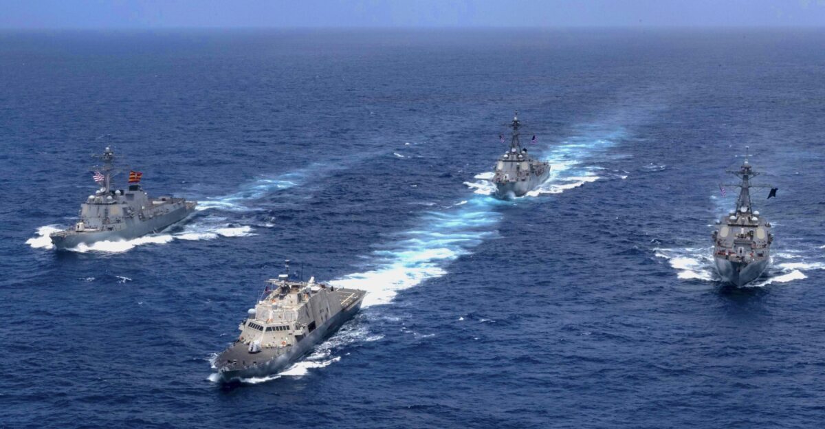 Destroyers Continue to Prowl 4th Fleet As Coast Guard Navy Rack