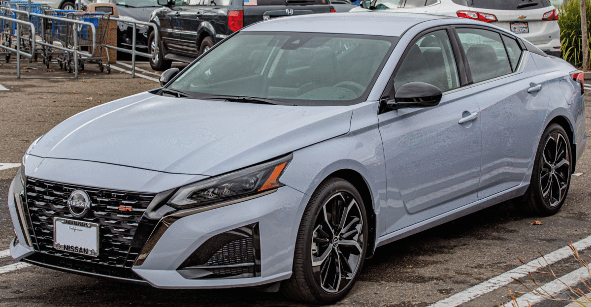 A 2023 Nissan Altima SR I photographed in Lompoc California