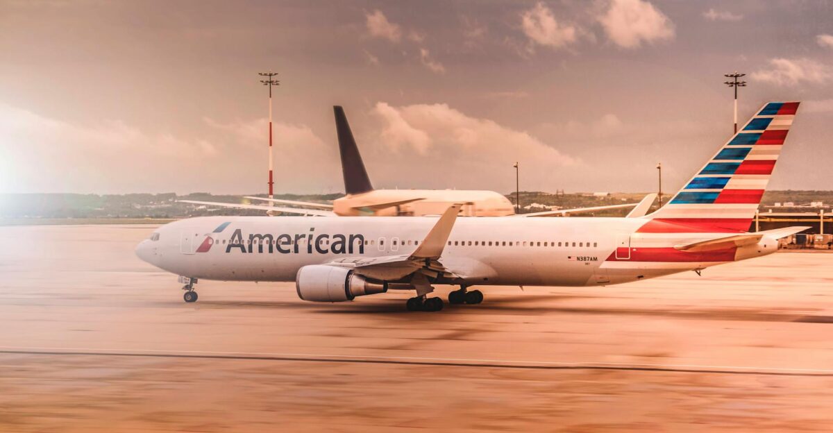 American Airlines aircraft on the runway at Paris Charles de Gaulle Airport during daylight