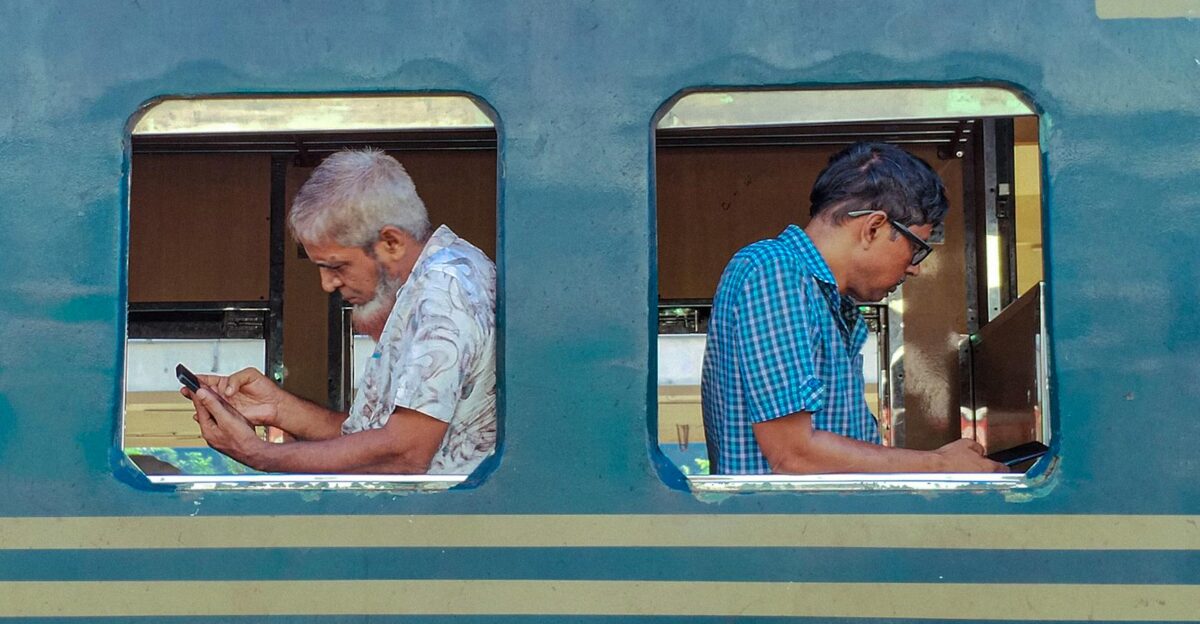 Bangladesh person with phone