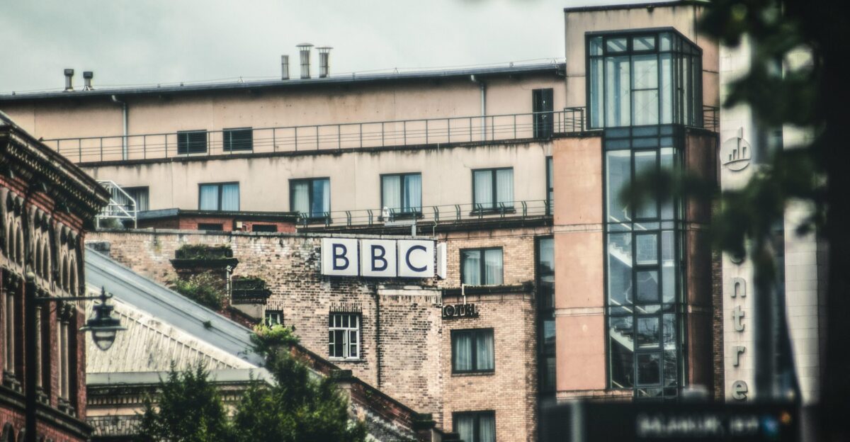 BBC logo on a building during daytime