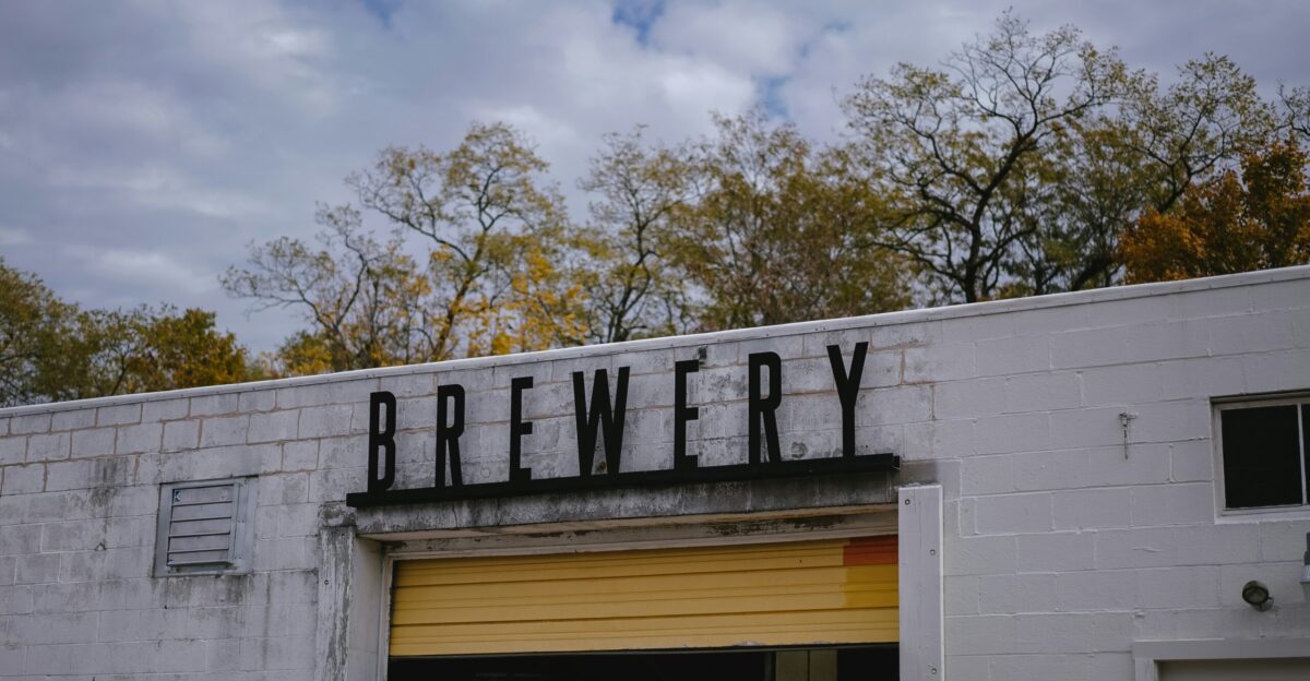shallow focus photo of Brewery signage