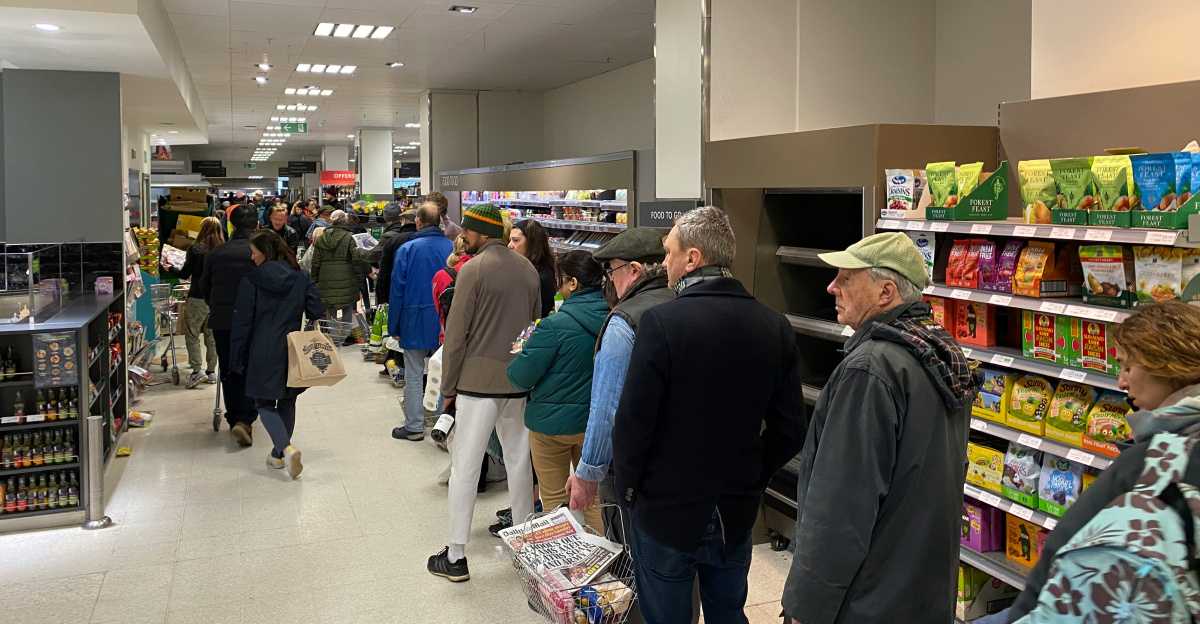 people walking on a shopping mall