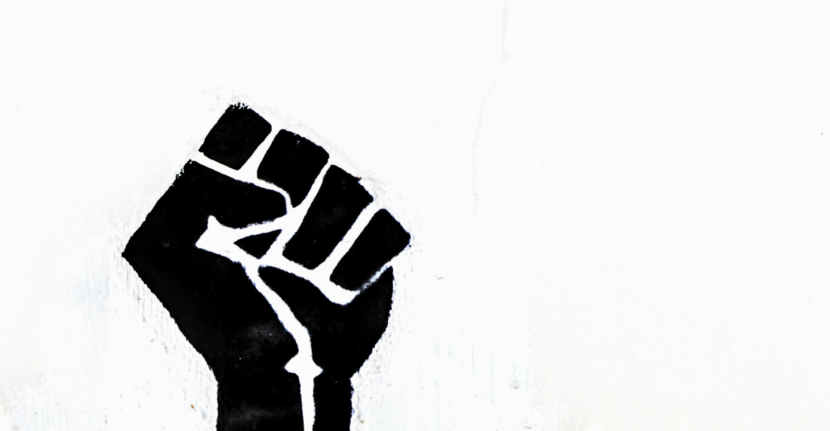 black and white printed textile