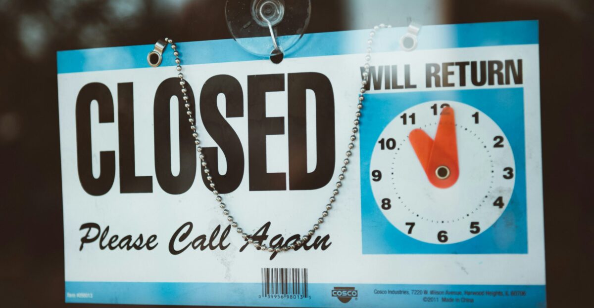 white and blue labeled box