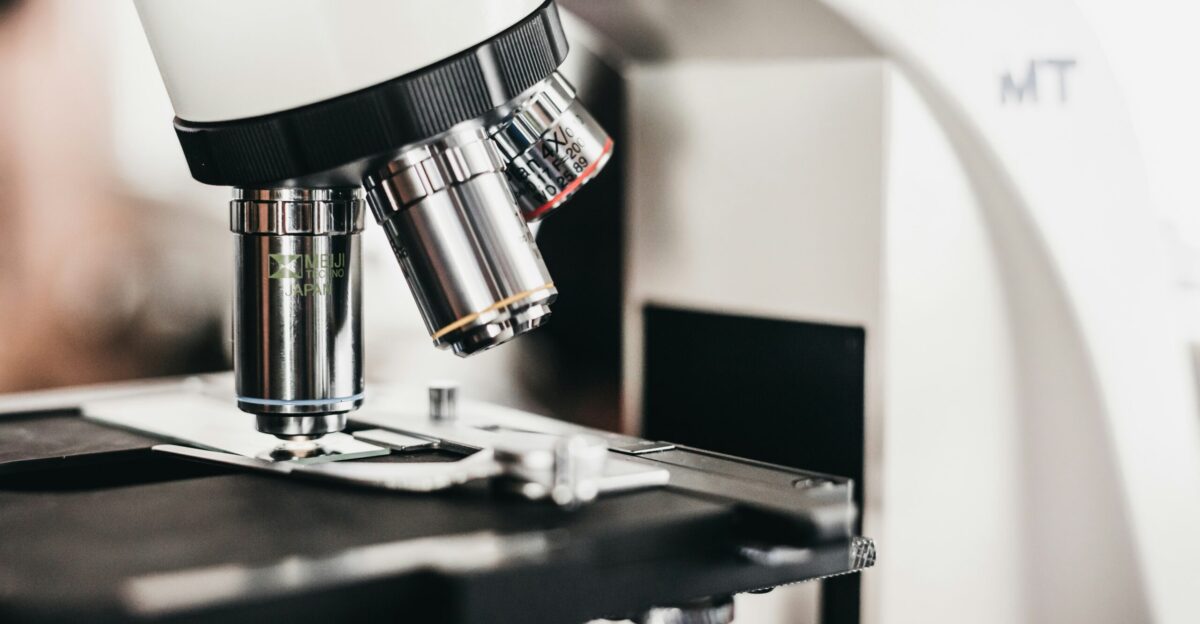 silver and black round device