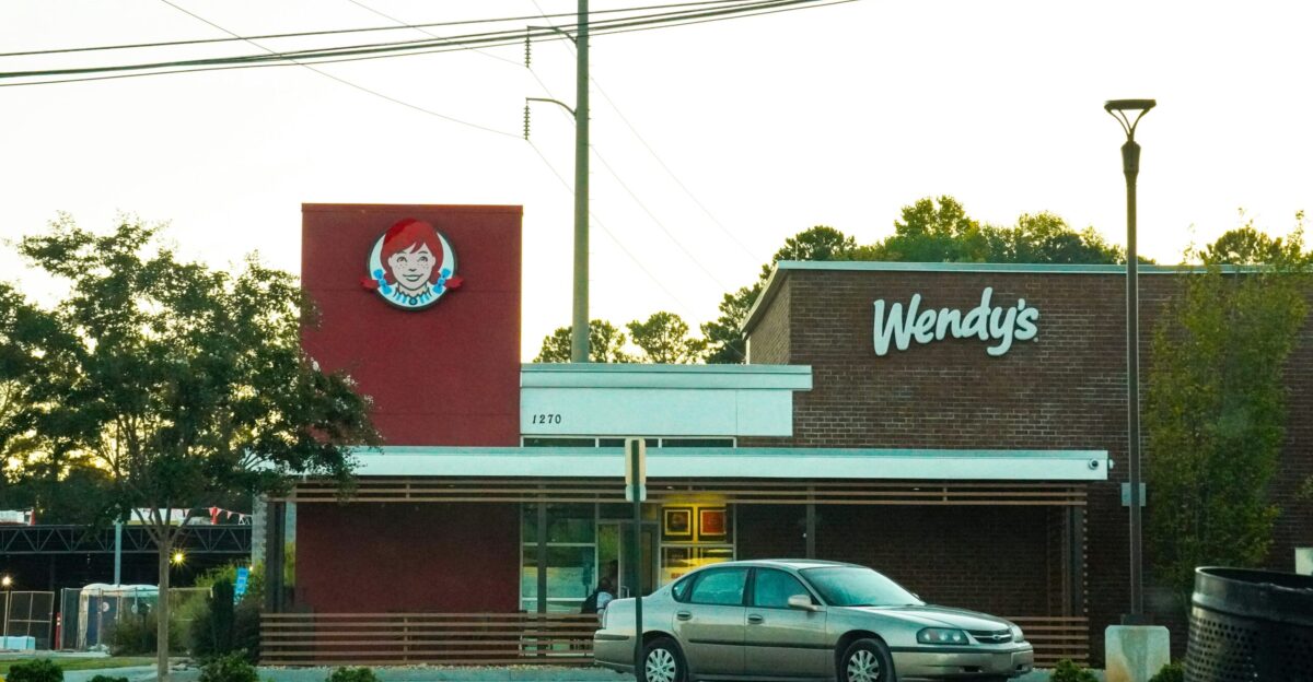a car parked outside a building