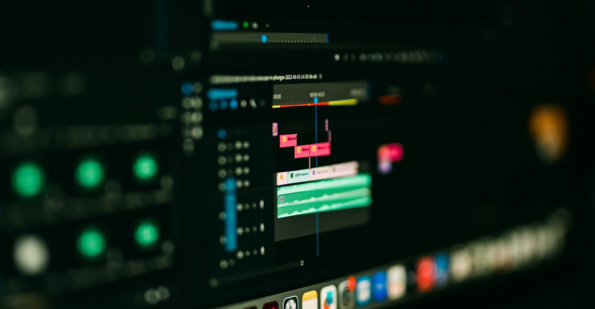 a close up of a computer screen with a blurry background