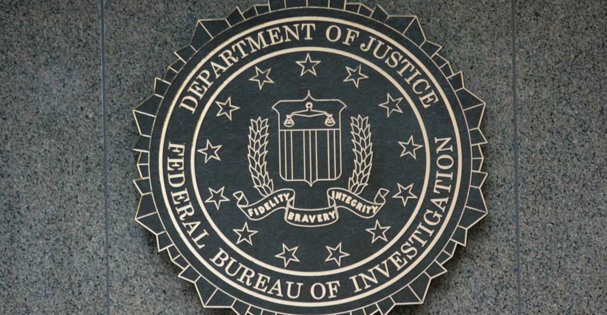 the seal of the department of justice on a wall