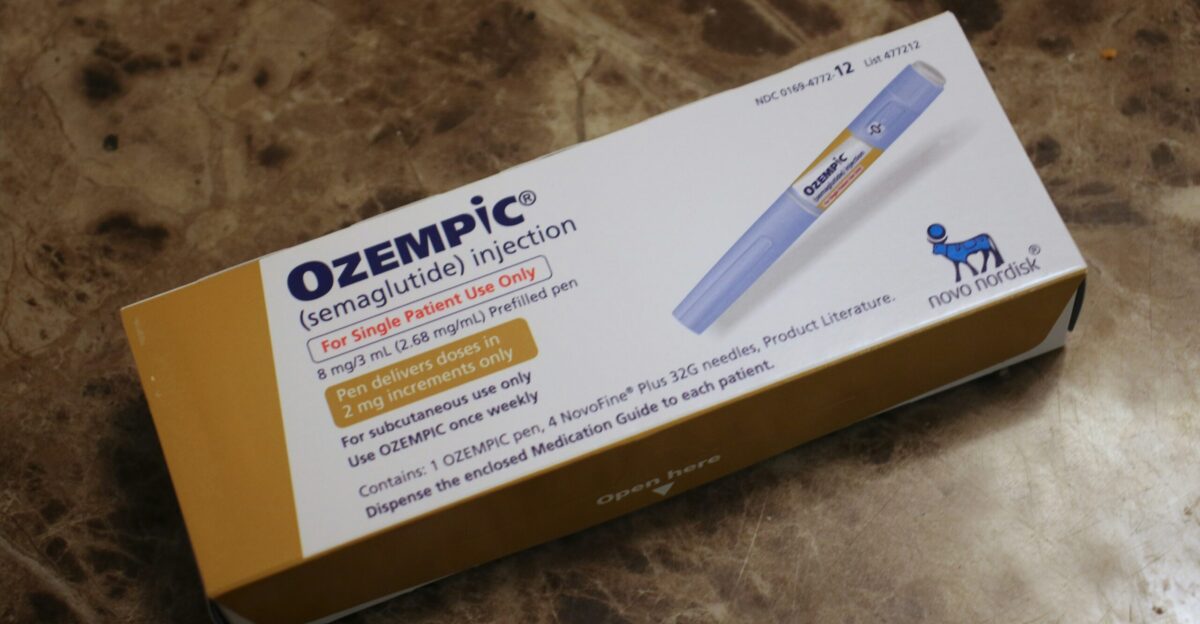 Ozempic medication box with pen injection