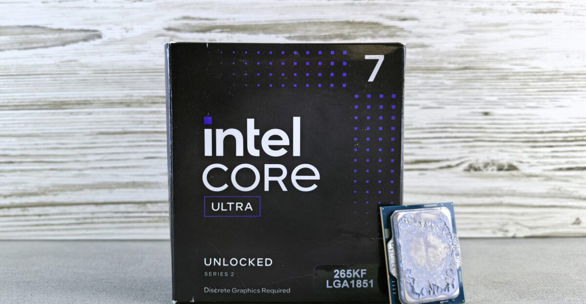 Intel core ultra processor box and chip