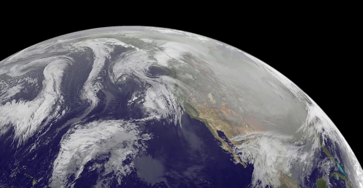 9 January 2014 The full-disk images every 3 hours from GOES-WEST capture the sweep of a polar vortex that emerged from the arctic at the beginning of the new year pushing a blizzard into the northeastern USA on January 3 followed by extensive bitter cold -20 F windchill -50 F around the Great Lakes and single digit temperatures as far south as Atlanta Georgia This western viewpoint displays the persistent flow of arctic air from northern Alaska and Yukon into North America Credit NOAA NASA GOES Project NASA image use policy NASA Goddard Space Flight Center enables NASA s mission through four scientific endeavors Earth Science Heliophysics Solar System Exploration and Astrophysics Goddard plays a leading role in NASA s accomplishments by contributing compelling scientific knowledge to advance the Agency s mission Follow us on Twitter Like us on Facebook Find us on Instagram