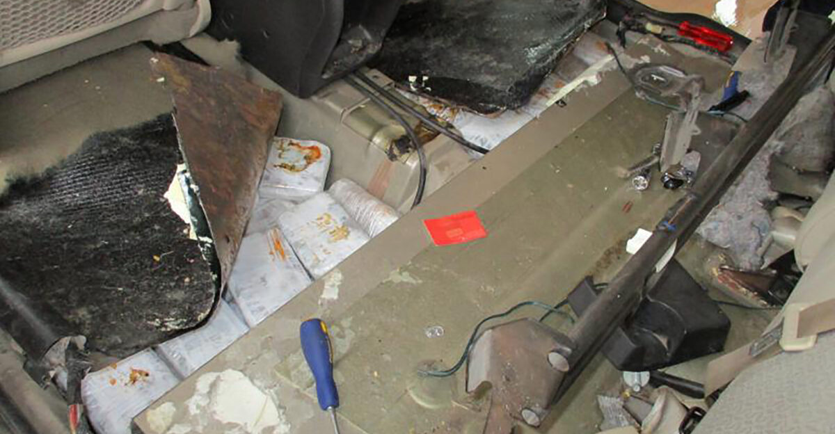 PRESIDIO Texas - U S Customs and Border Protection CBP Office of Field Operations officers working at the Presidio port of entry seized a total of 187 9 pounds of marijuana in two separate seizures Saturday Although the main goal of CBP is to protect the United States from terrorism and prevent terrorists from making entry into the United States our officers are highly trained in the detection and interception of drugs along our ports of entry Photo provided by U S Customs and Border Protection