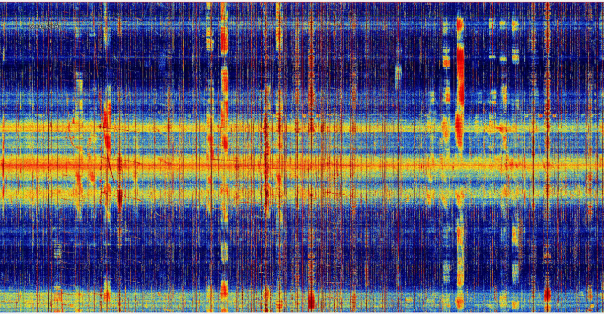 Solar flare on radiostation RTLSDR dongle