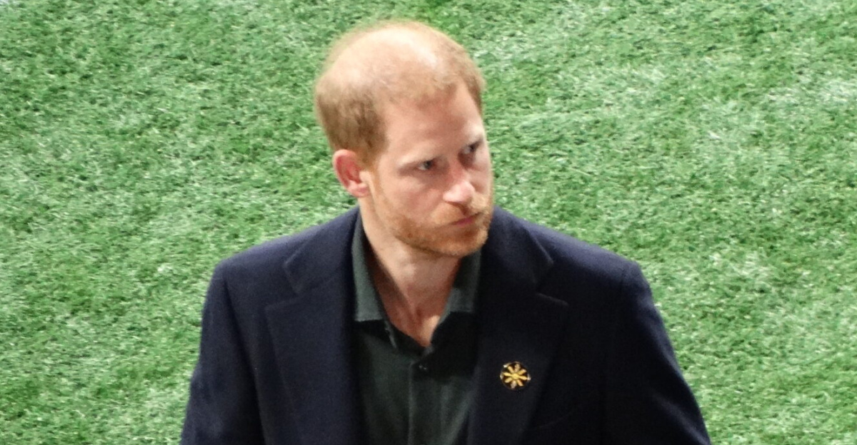 Prince Harry and Amar Doman promoting the Invictus Games at the 111th Grey Cup.