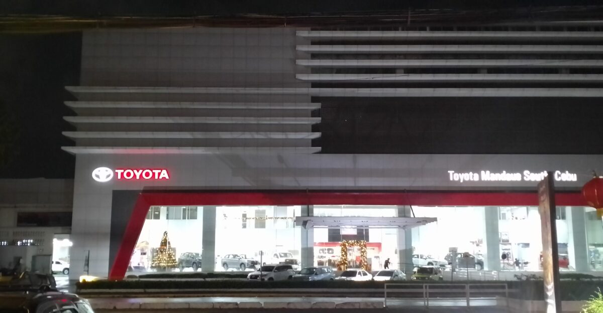 Toyota dealership located in Mandaue City