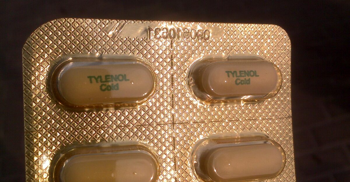 Find the cold with the Tylenol Cold pills