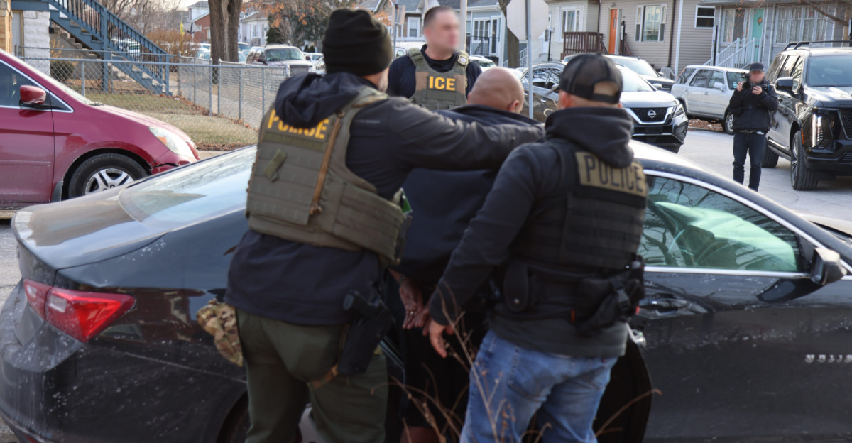 U.S. Immigration and Customs Enforcement began an enhanced enforcement operation in Chicago Jan. 26, 2025. The operation included officers with the Department of Justice, the FBI, the DEA, the ATF and the U.S. Marshals Service.