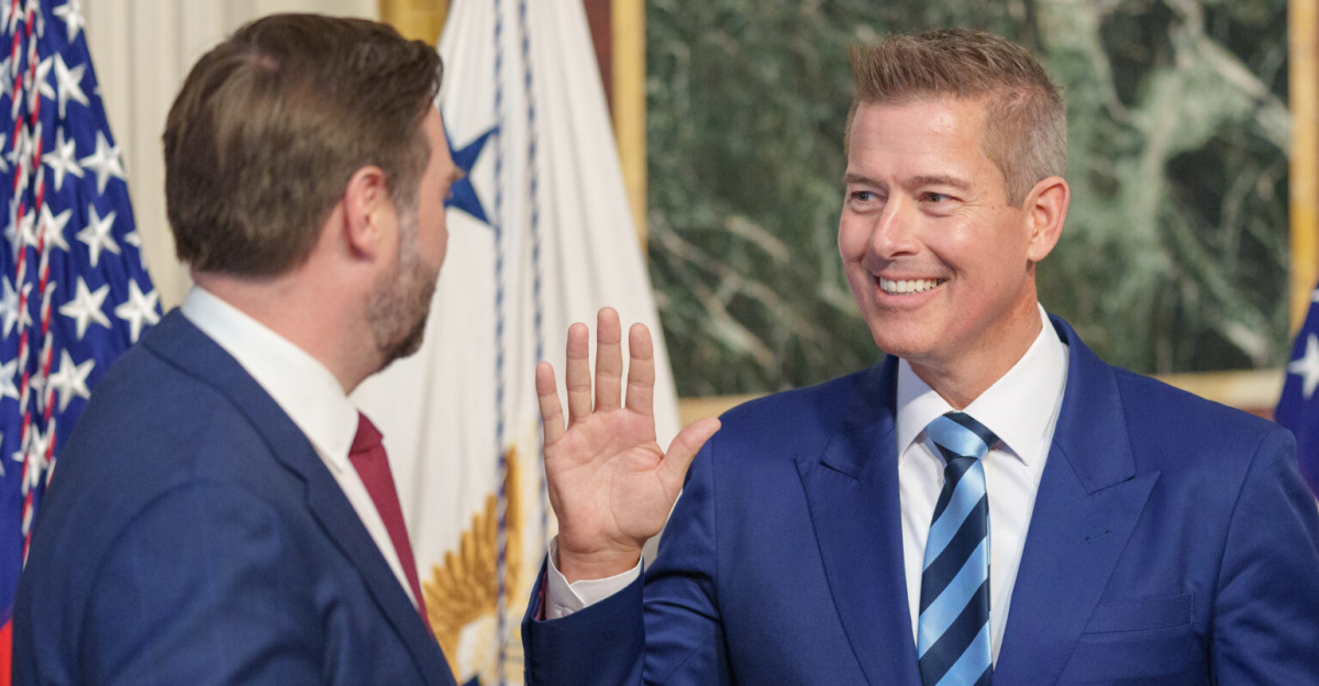 Thank you to  @VP  for administering the ceremonial swearing in and welcoming my family. It is an honor to join the Trump-Vance Administration and lead  @USDOT   in its mission to usher in a golden age of Transportation.