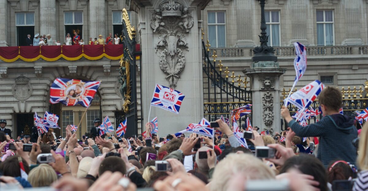 Wedding of Prince William Duke of Cambridge and Catherine Middleton - Buckingham Palace after the ceremony
