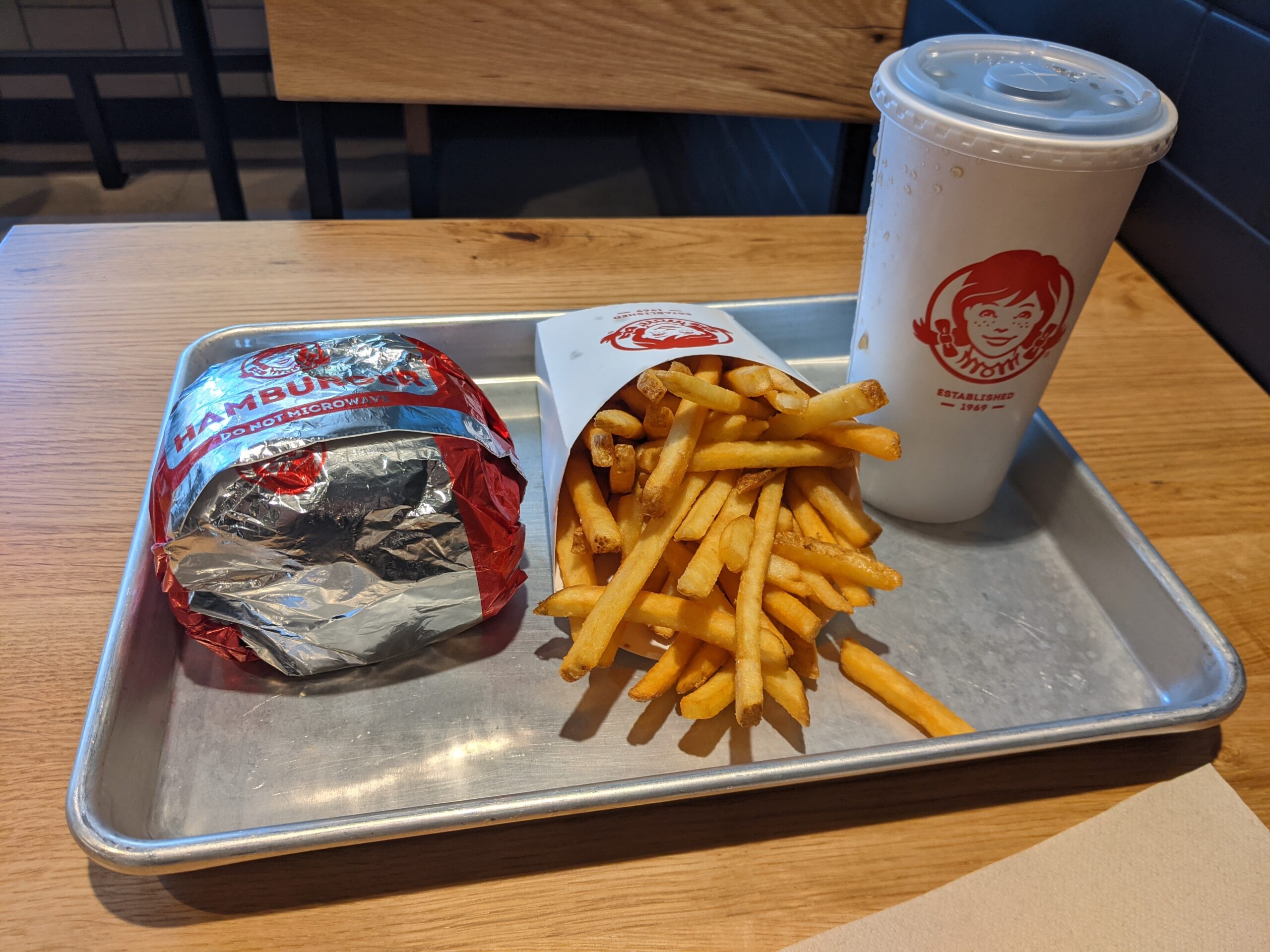 A Dave s double at Wendy s in Stratford