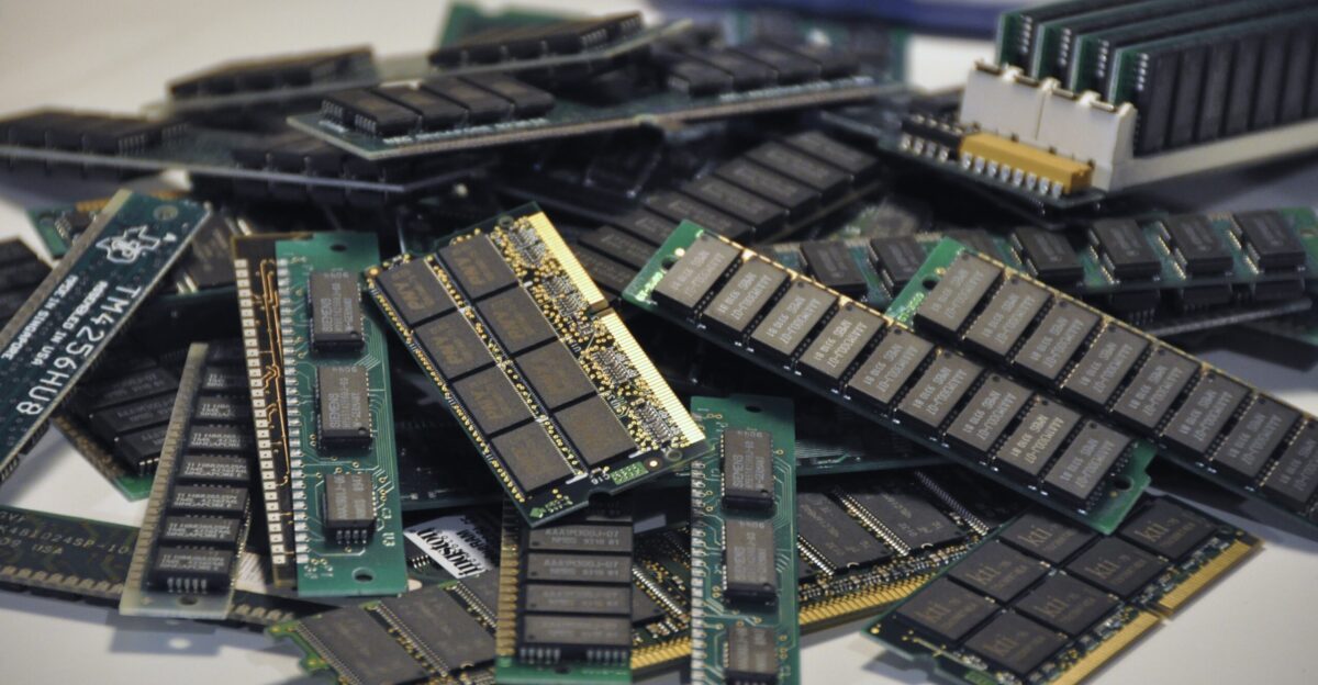 You end up with some spare sticks when your computer room is something of a museum