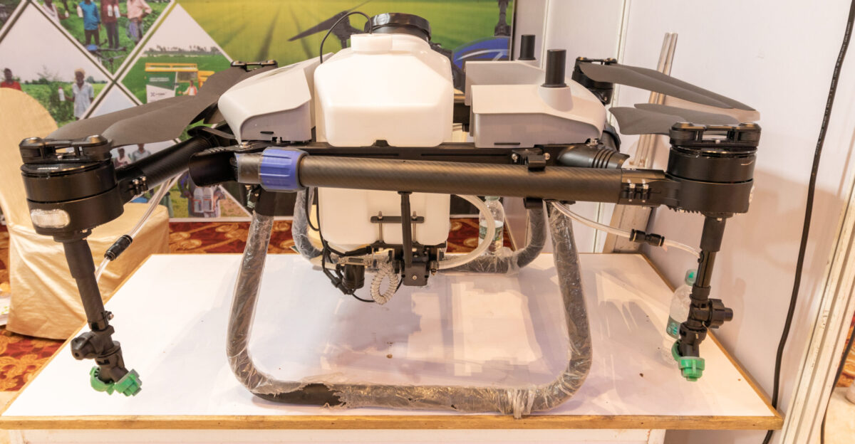 UAVs displayed at Amaravati Drone Summit