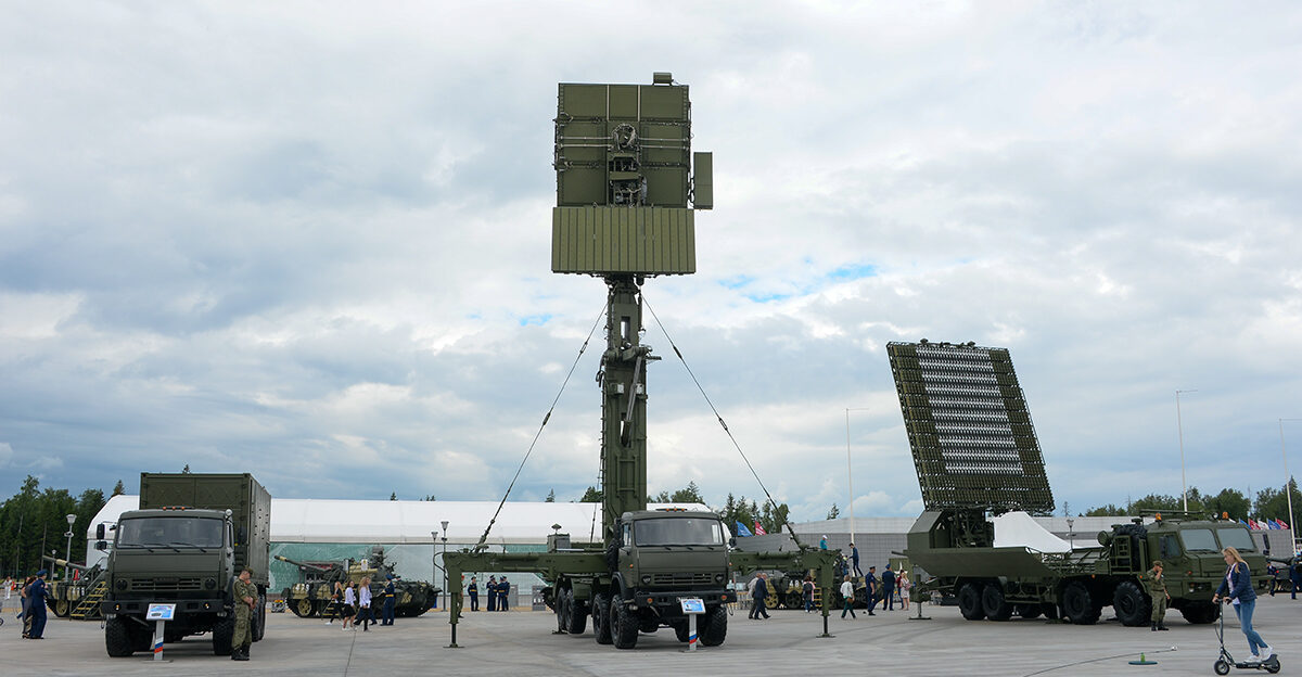 Ya6-K1 Podlet-K1 radar senter 100th anniversary celebrating air defense of the Moscow