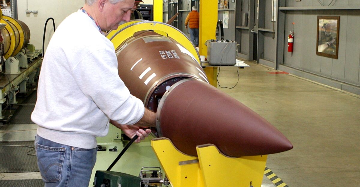 The U S Army Aviation and Missile Command G-4 E-Team completes the recertification of Army Tactical Missile Systems at the Letterkenny Munitions Center The G-4 E-Team reviews aviation and missile technical maintenance documentation to identify requirements for the use of Ozone-Depleting Chemicals and HAZMAT Where possible the team recommends suitable environmentally friendly replacements The G-4 team is the winner of the FY2009 Secretary of the Army Award for Environmental Excellence in Weapon Acquisition Photo courtesy of the U S Army