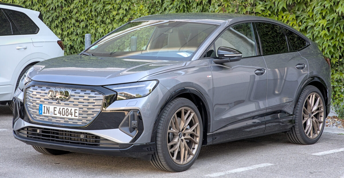 Audi Q4 Sportback e-tron at IAA 2021