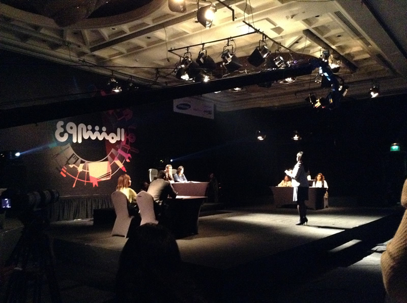 Yostina Boules winning contestant of the 2013 Egyptian Reality TV series El Mashroua The Project produced by Bamyan Media