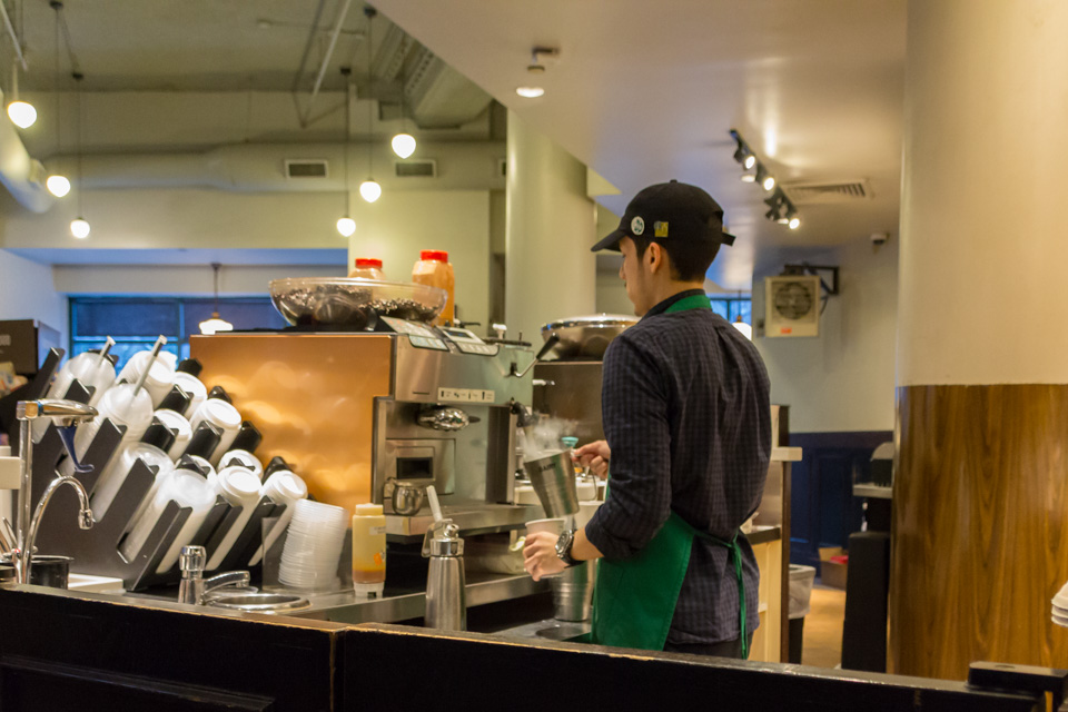 Barista at Starbucks