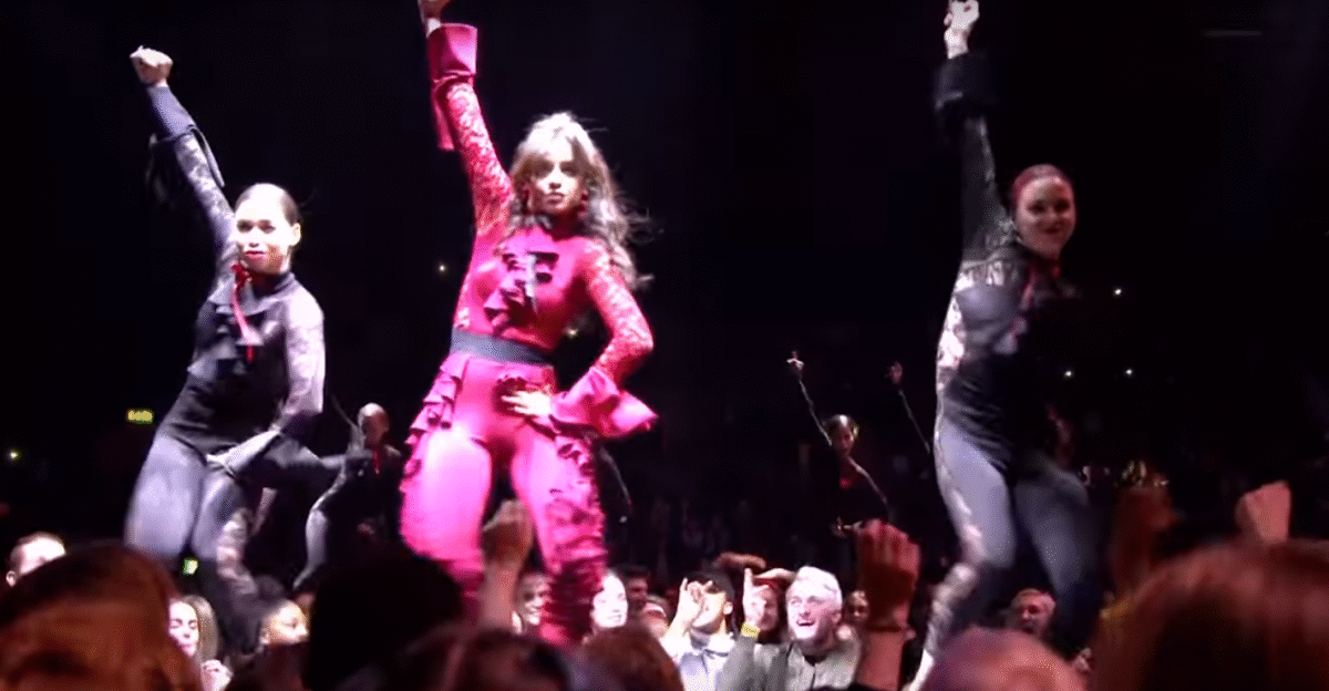 Camila Cabello perfoming Havana at the 2017 MTV EMA