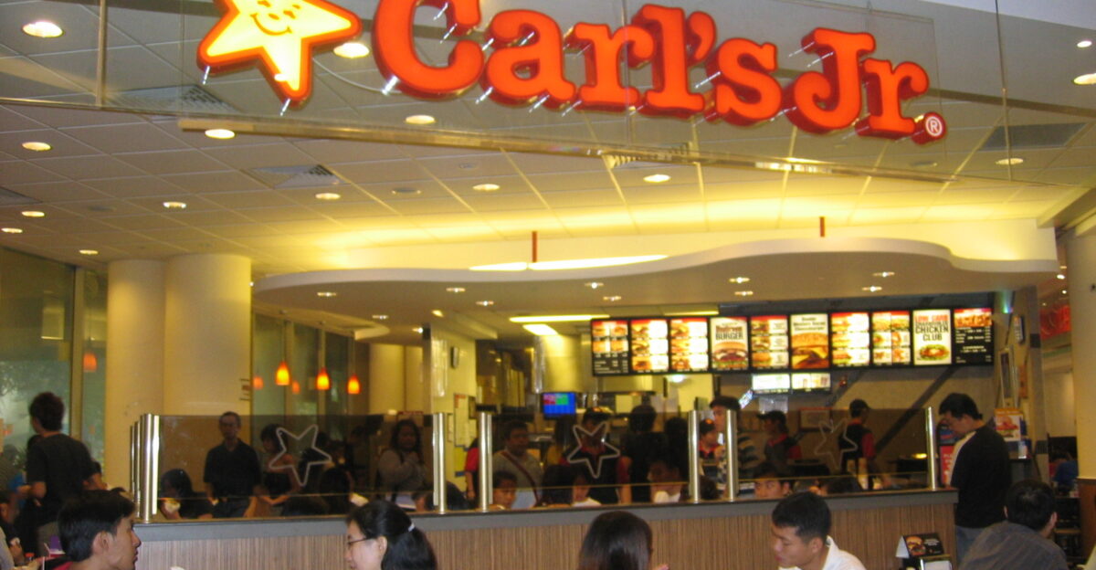A Carl s Jr restaurant at Marina Square Singapore
