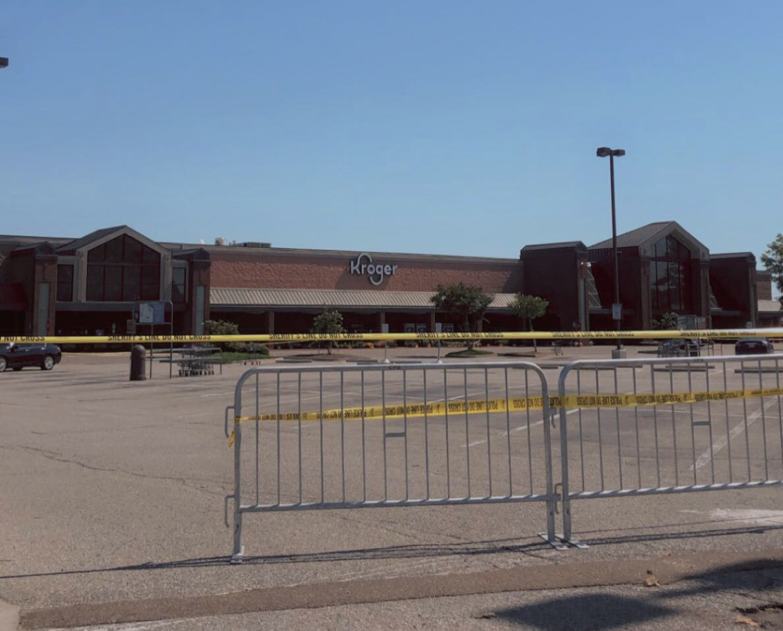 The Kroger on North Byhalia in Collierville on 25 September 2021 Taken by Katelyn Wall and uploaded on her behalf