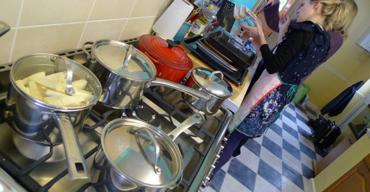 Cooking Christmas Dinner