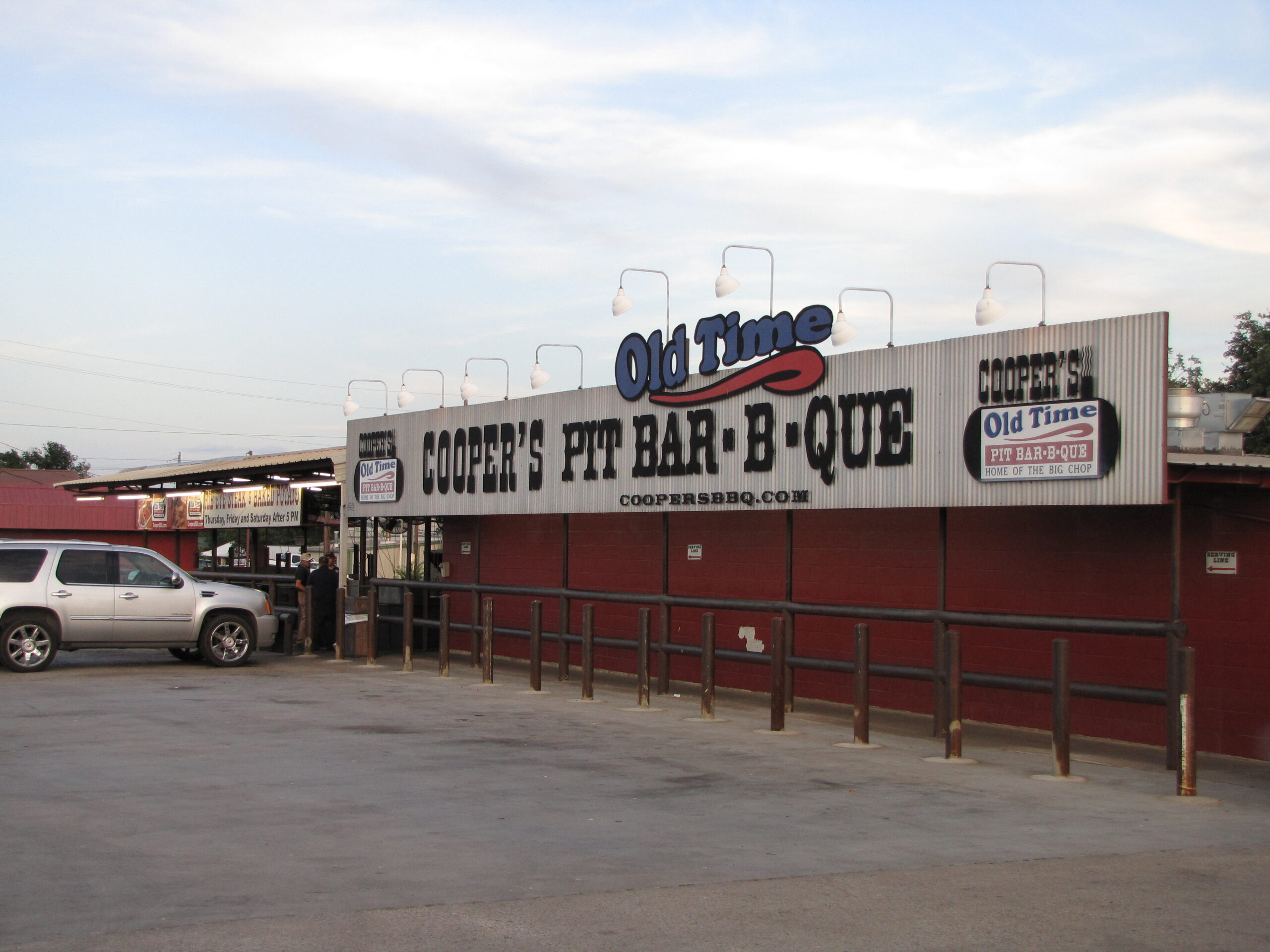The Llano Texas location of Cooper s Old Time Pit Bar-B-Que