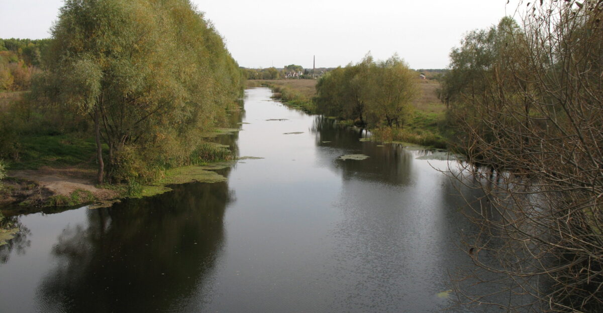 The city of Vovchansk Volchansk on the Vovcha Volcha Wolf river