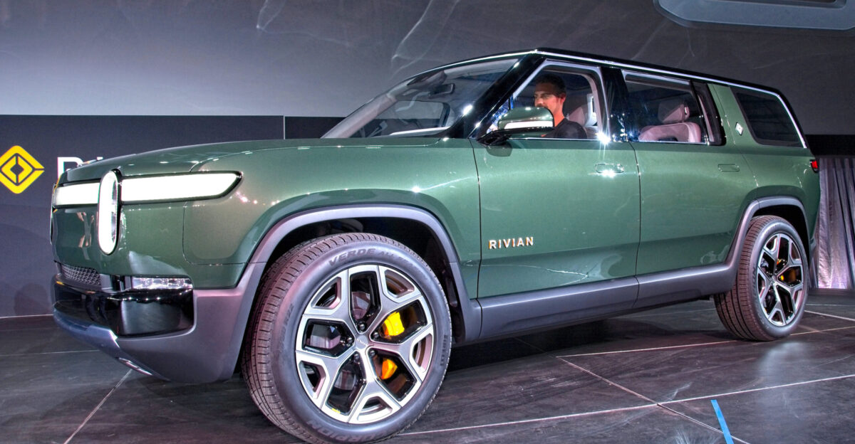 Debut of the Rivian R1S SUV at the 2018 Los Angeles Auto Show November 27 2018 if using this image please attribute to the copyright holder Richard Truesdell