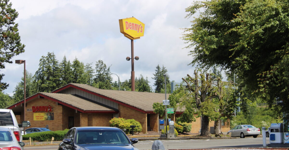Denny s west on West Harrison at the I-5 Interchange in Centralia Washington