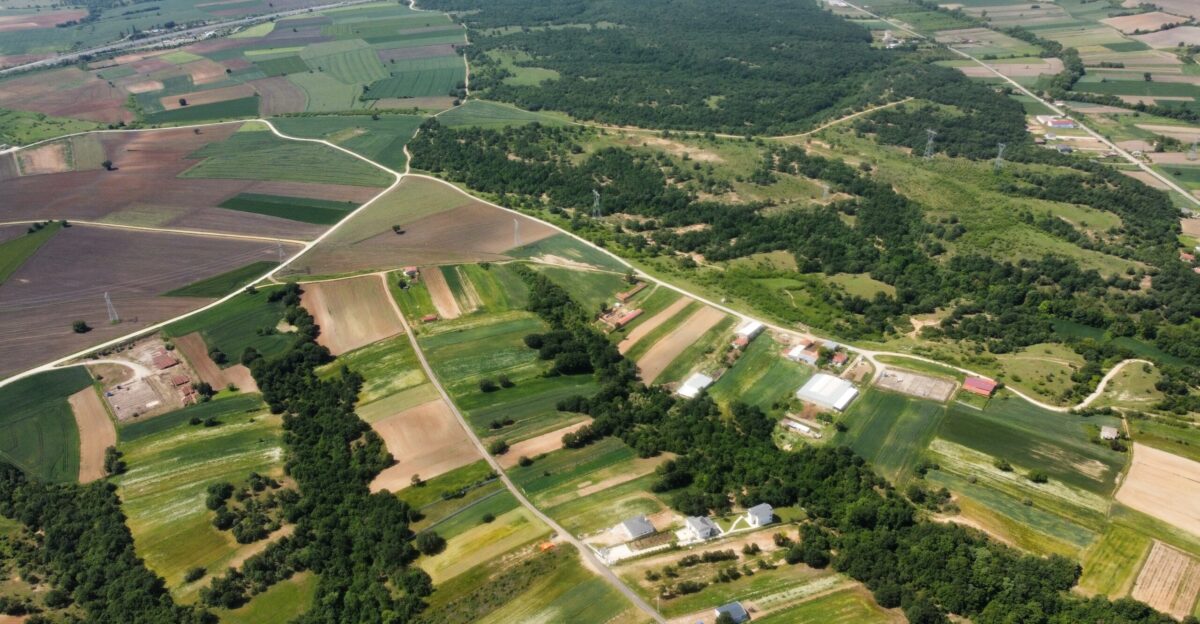 L leburgaz Hamitabat K y DJ mini 4K kamera ve dorne ile ekilmi 200 mt y kseklikten foto