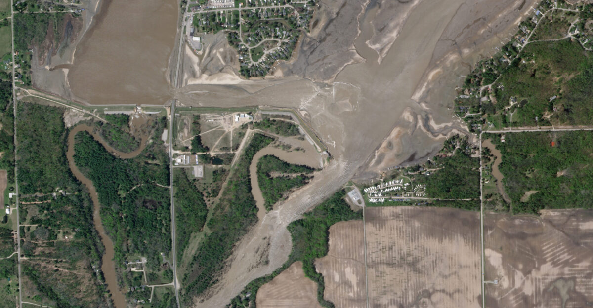 Edenville Dam breach interpreting the failure - The Landslide