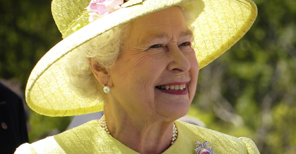 Her Majesty the Queen aged 81 of the United Kingdom Photo taken during a visit in NASA s Goddard Space Flight Center Greenbelt Maryland USA Original Caption from NASA Queen Elizabeth II greets employees on her walk from NASA s Goddard Space Flight Center mission control to a reception in the center s main auditorium in Greenbelt Maryland where she was presented with a framed Hubble image by Congressman Steny Hoyer and Senator Barbara Mikulski Queen Elizabeth II and her husband Prince Philip Duke of Edinburgh visited the NASA Goddard Space Flight Center as one of the last stops on their six-day United States visit