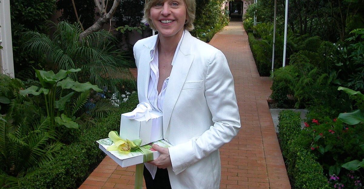 Ellen DeGeneres at Hotel Bel Air in Los Angeles attending Oprah s birthday party