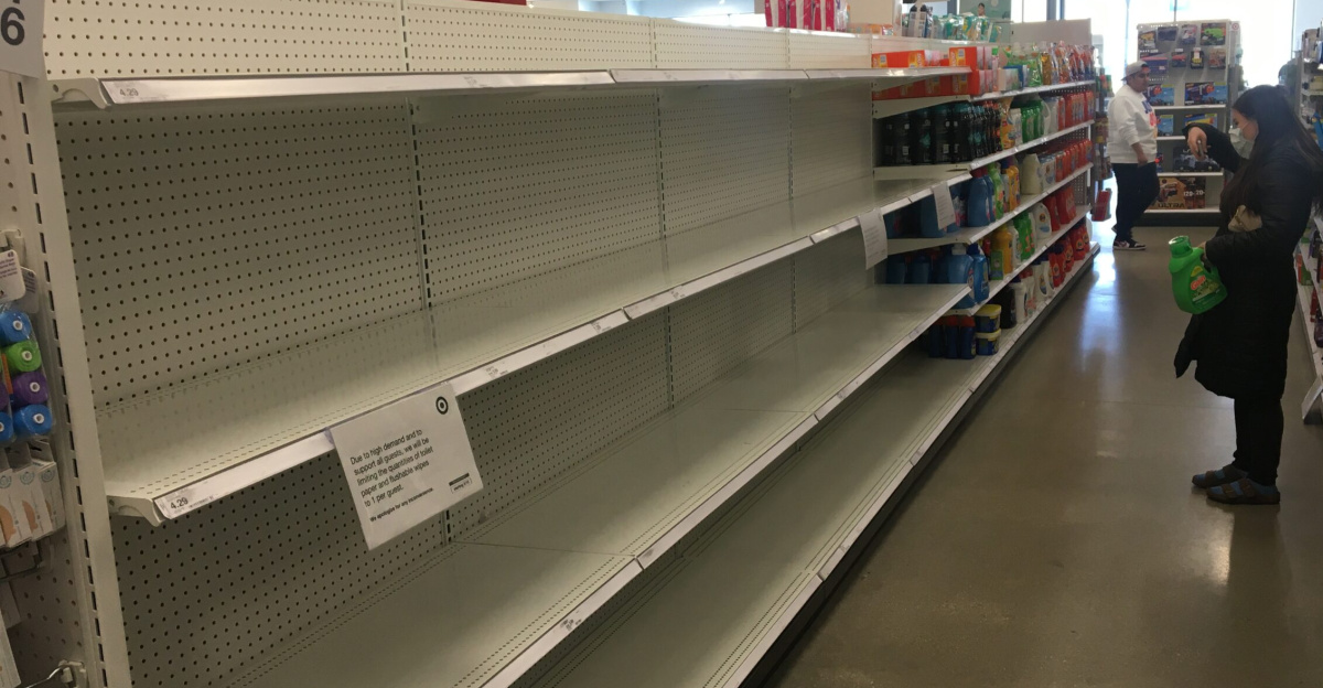 20200315 01 Empty store shelves