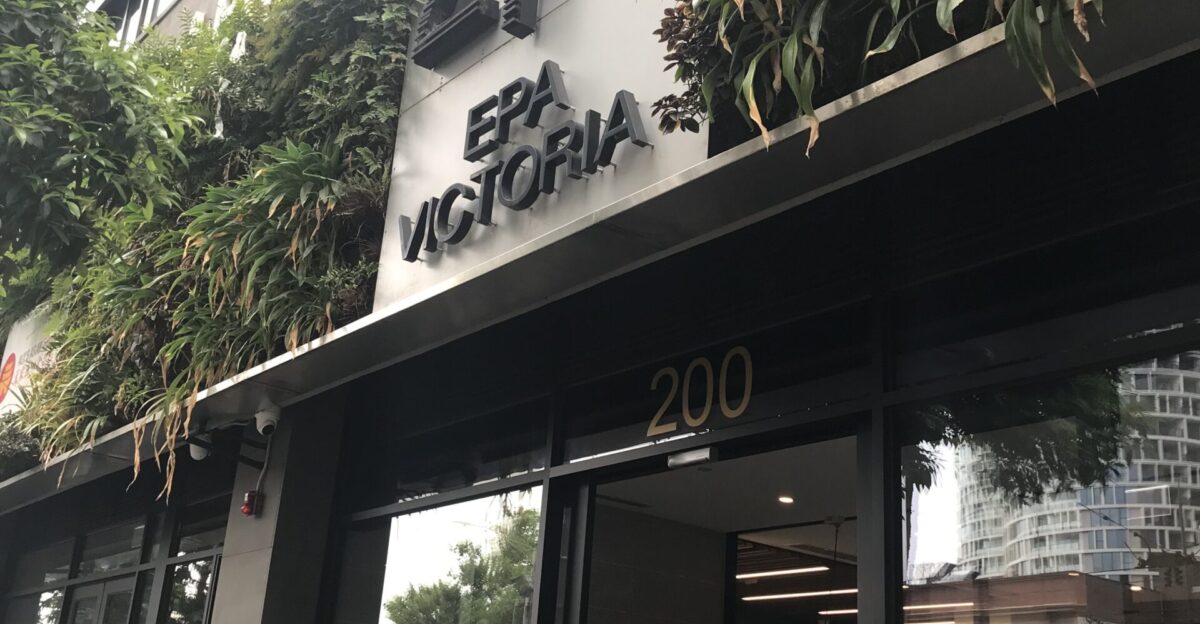 Environment Protection Authority EPA Victoria entrance situated 200 Victoria St Carlton VIC 3053